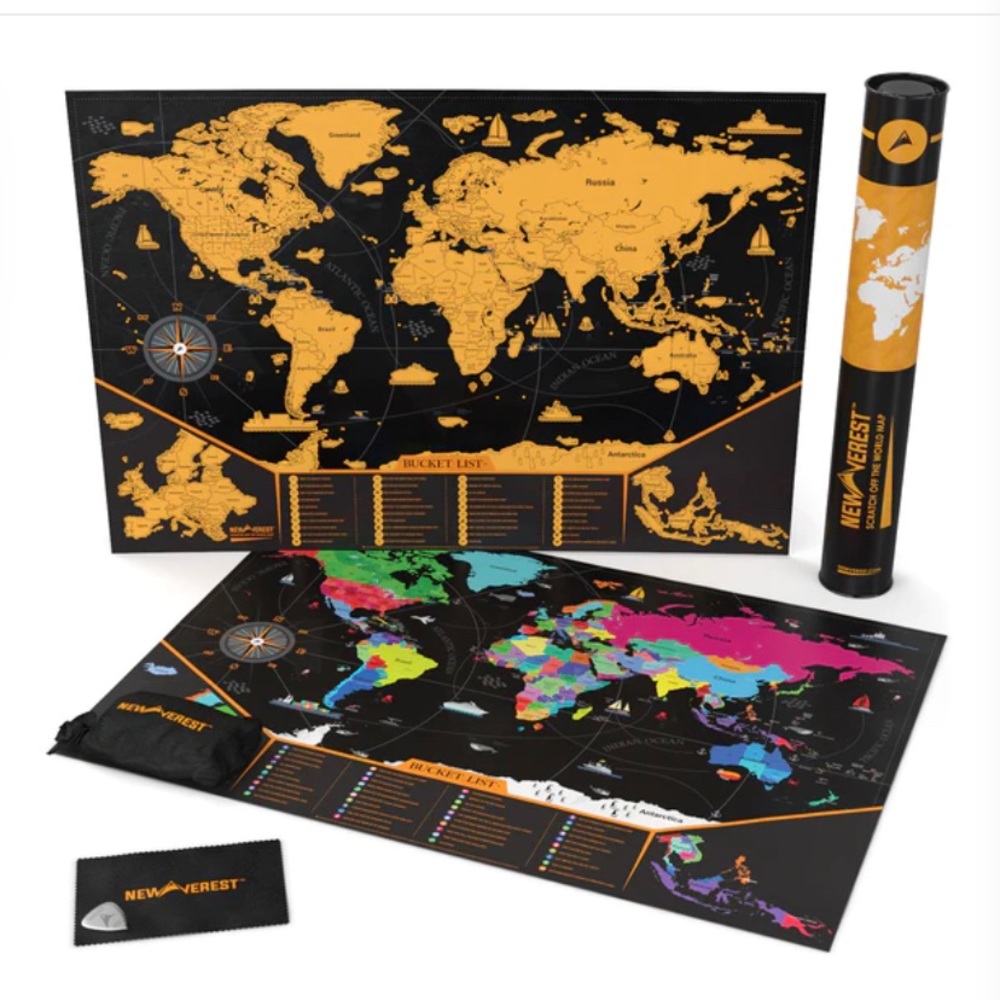 Scratch off Map of the World
